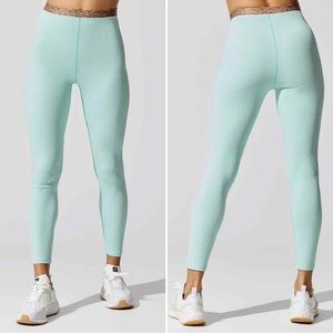 Carbon38 -Printed band high rise legging- Icy Blue- like new worn once